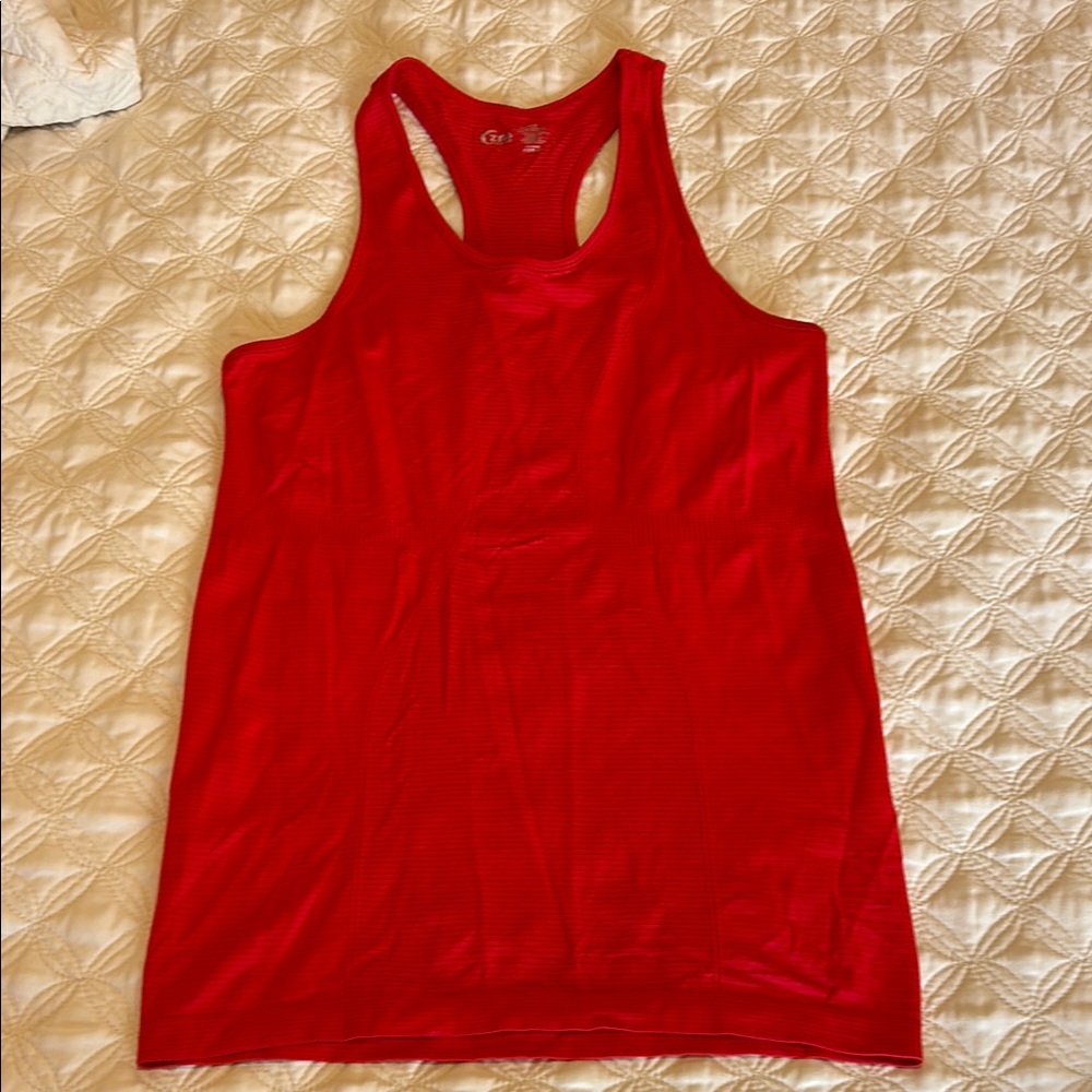 Zyia Red Athletic Tank Top